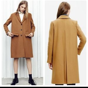 Madewell Teatro Swing Coat in Chestnut